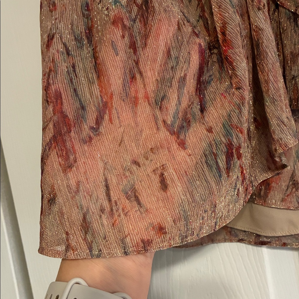 IRO Multicolor Ruffled Mini Skirt, New With Out Tags. - Picture 8 of 15